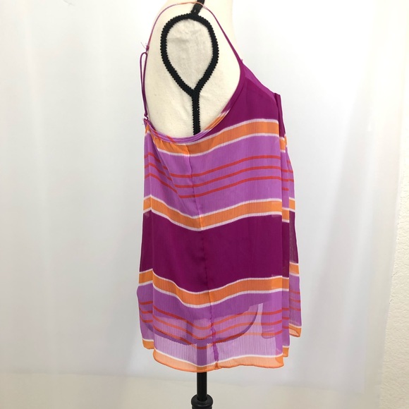 Women’s Ny & Co Striped Tank Top Size L - Picture 2 of 4